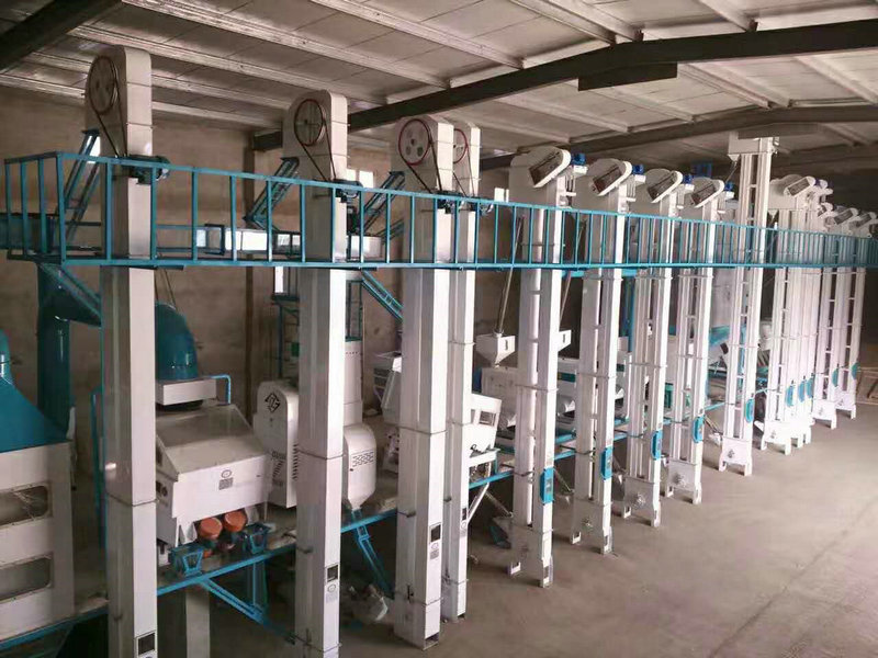湖北省天門市華豐農(nóng)業(yè)日產(chǎn)60噸大米成套加工設備安裝完畢