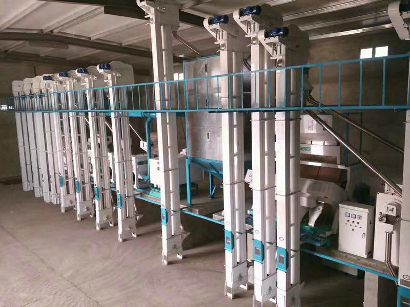 湖北省天門市華豐農(nóng)業(yè)日產(chǎn)60噸大米成套加工設備安裝完畢